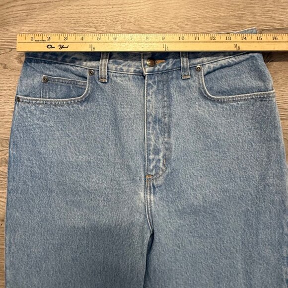 Lands End Womens Vintage Jeans Size 10 High Rise Straight Leg Light Wash Denim - Picture 8 of 15